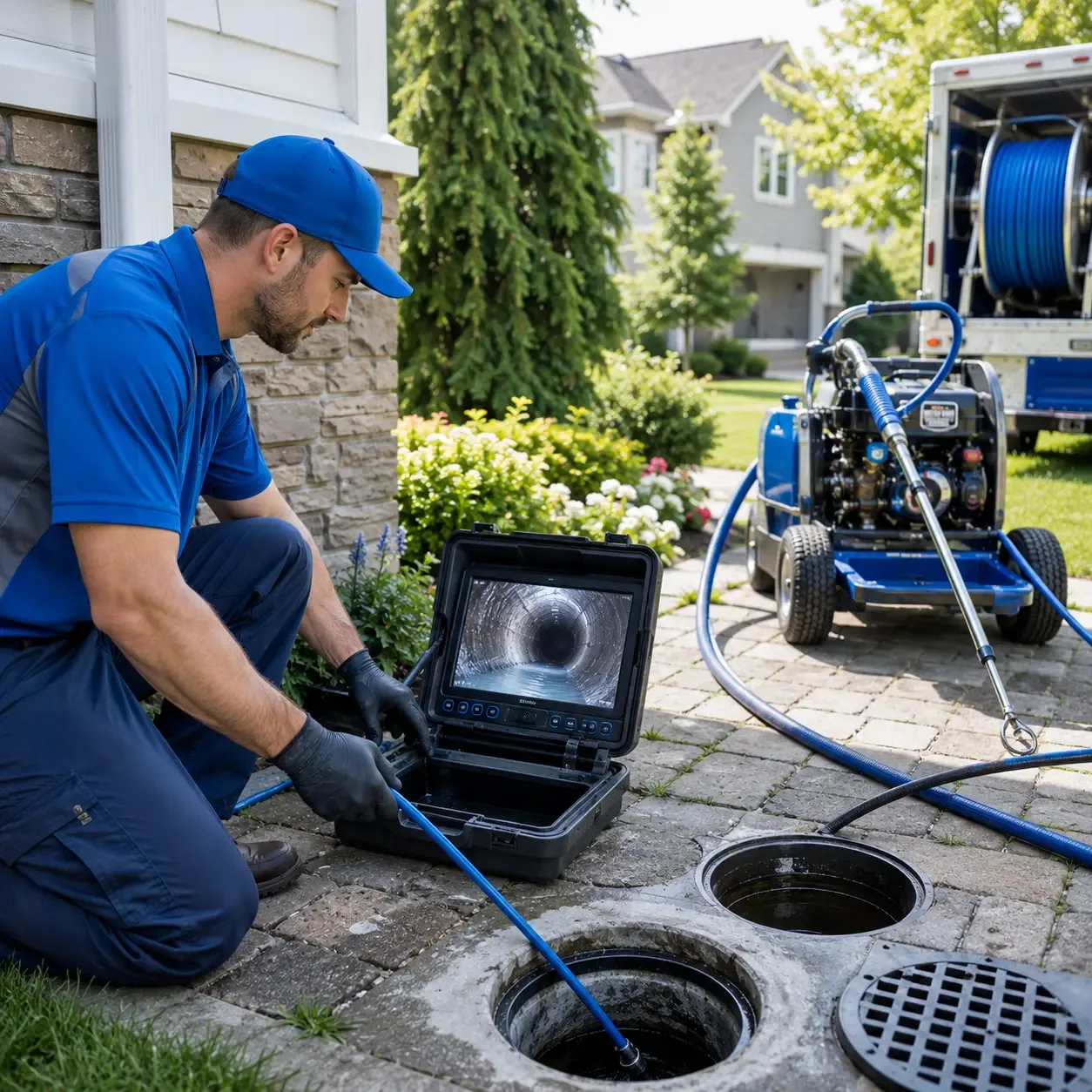 Outdoor drain cleaning professionals serving Le Roy, IL