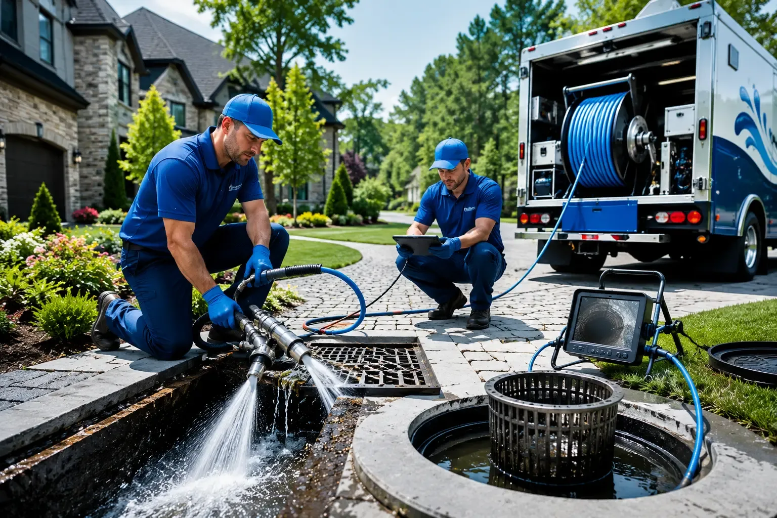 Local outdoor drain cleaning professionals in Le Roy, IL